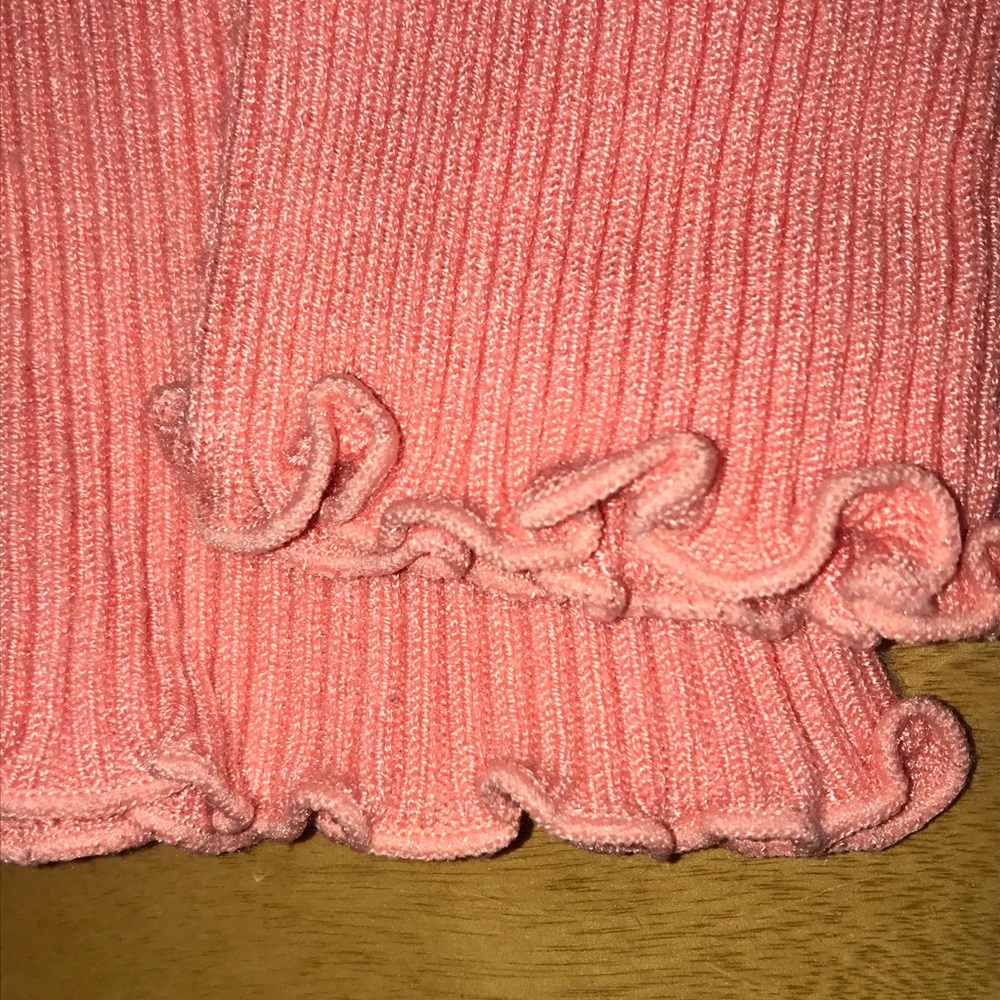 Children’s Place Peach Girls Med Ribbed Turtleneck - Picture 3 of 7
